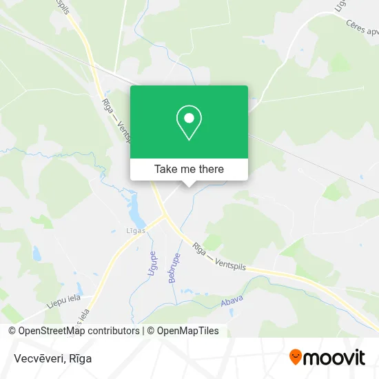 Vecvēveri map