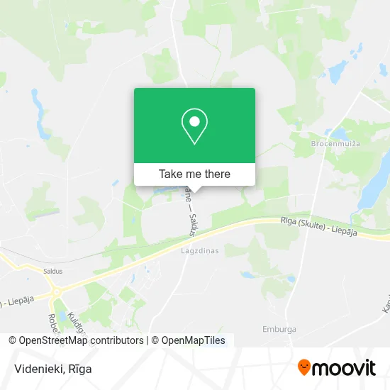 Videnieki map