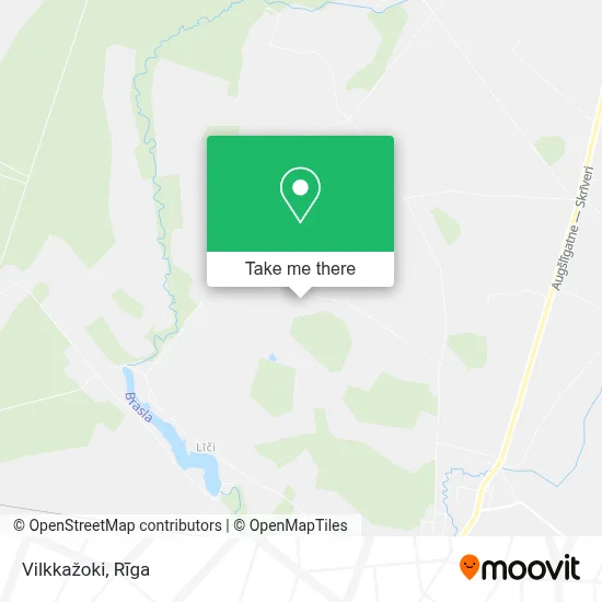 Vilkkažoki map