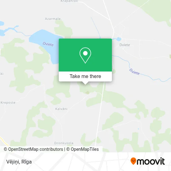 Vējiņi map