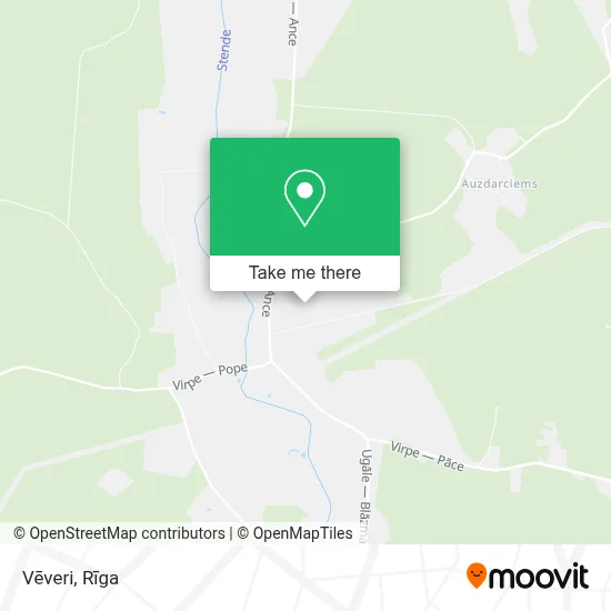 Vēveri map