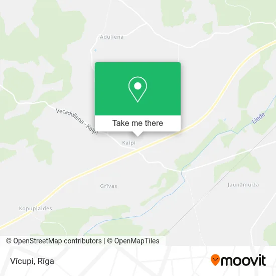 Vīcupi map