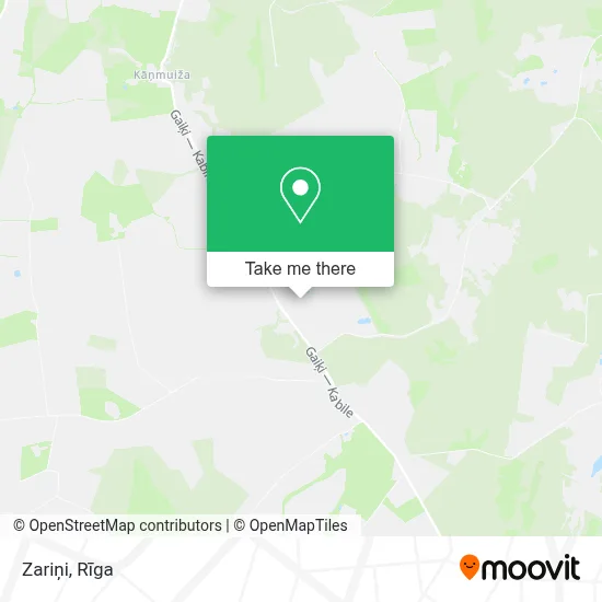 Zariņi map