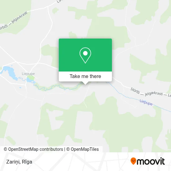 Zariņi map