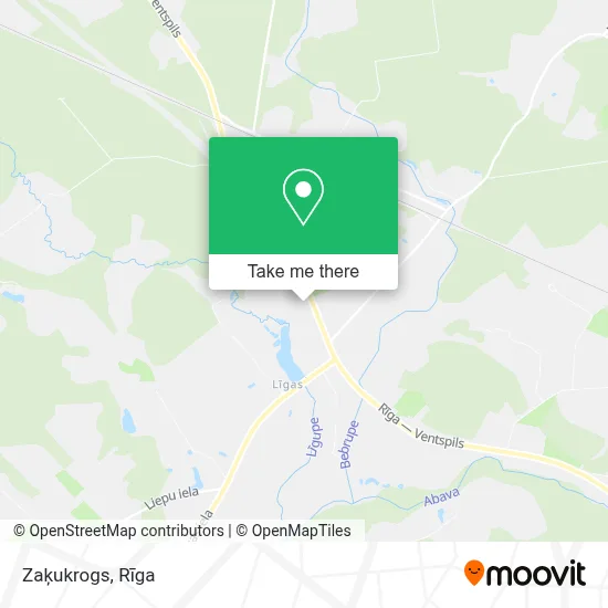 Zaķukrogs map