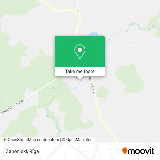 Zaņenieki map