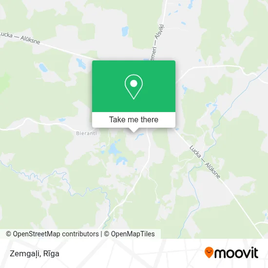 Zemgaļi map