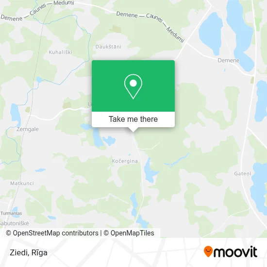 Ziedi map