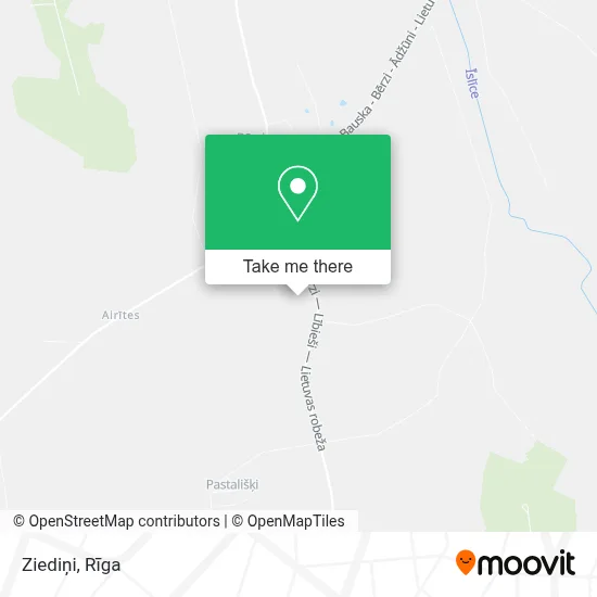Ziediņi map