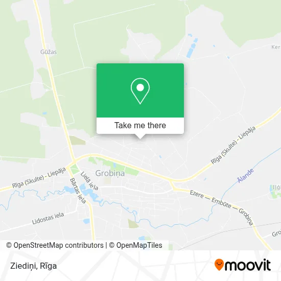Ziediņi map