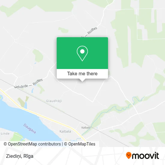 Ziediņi map