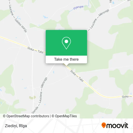 Ziediņi map