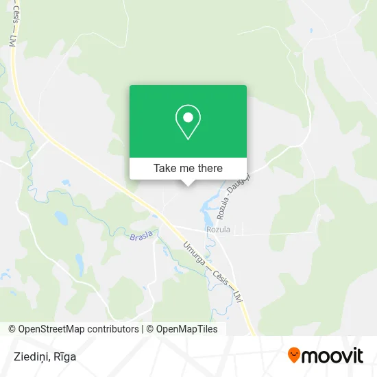 Ziediņi map