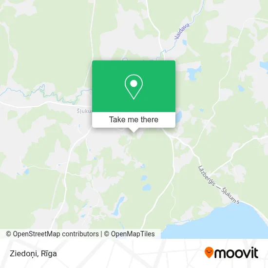 Ziedoņi map
