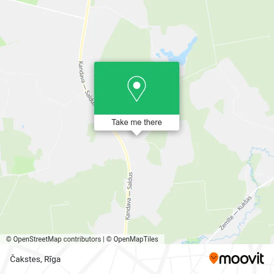 Čakstes map