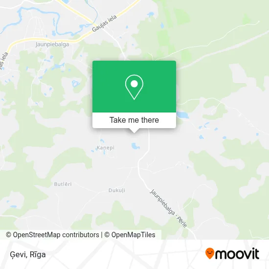 Ģevi map