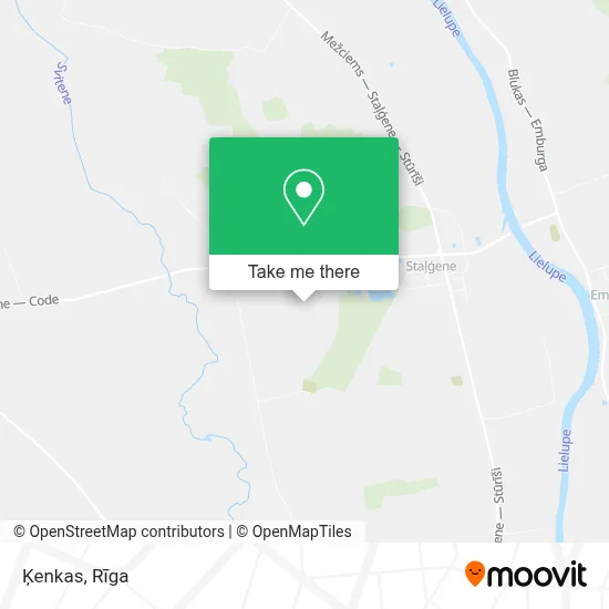 Ķenkas map