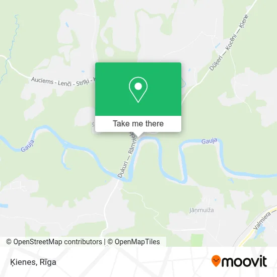Ķienes map