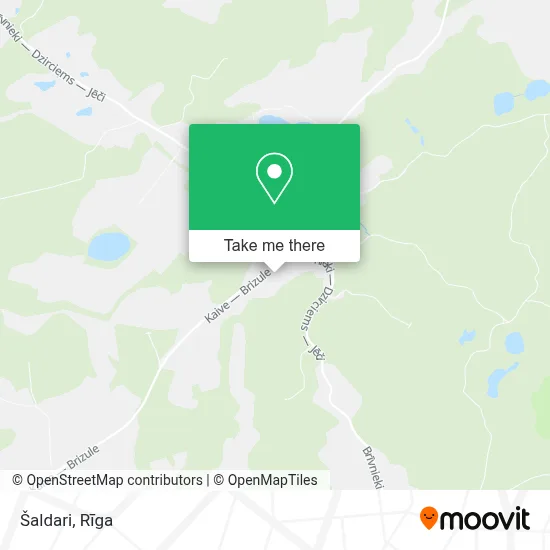 Šaldari map