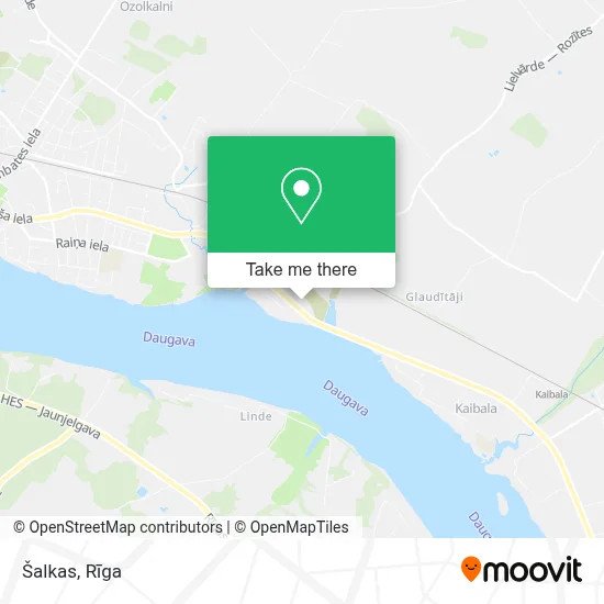 Šalkas map