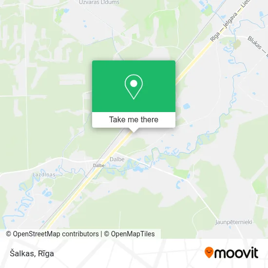 Šalkas map