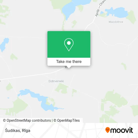 Šudikas map