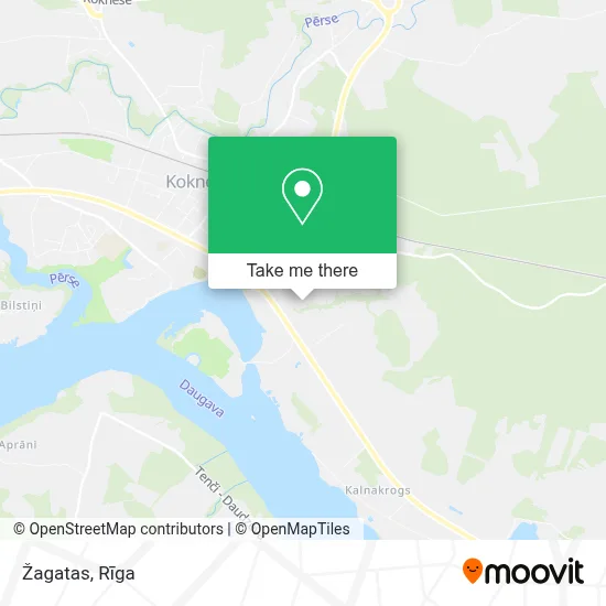 Žagatas map