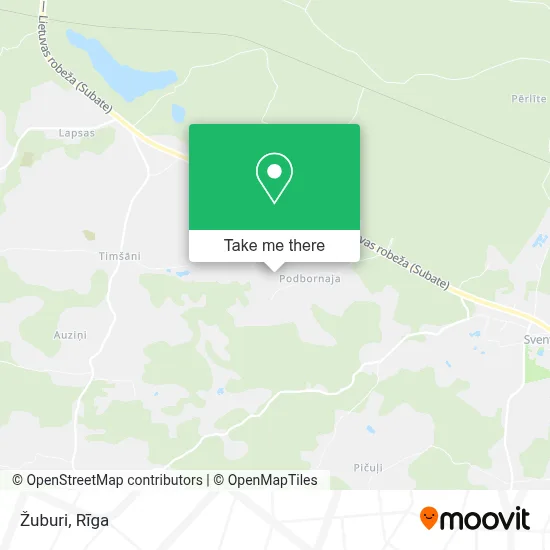 Žuburi map