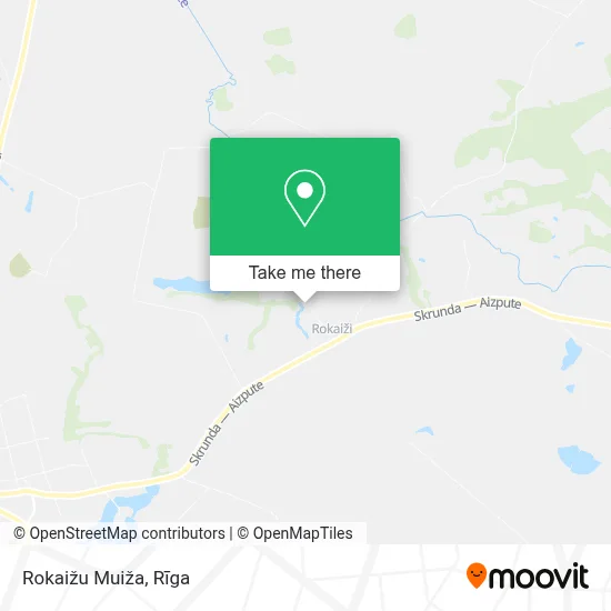 Rokaižu Muiža map