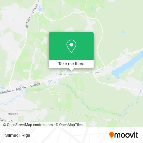Silmači map