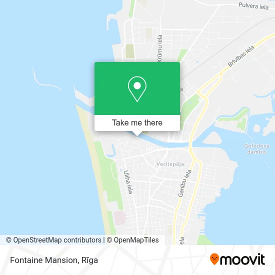 Fontaine Mansion map