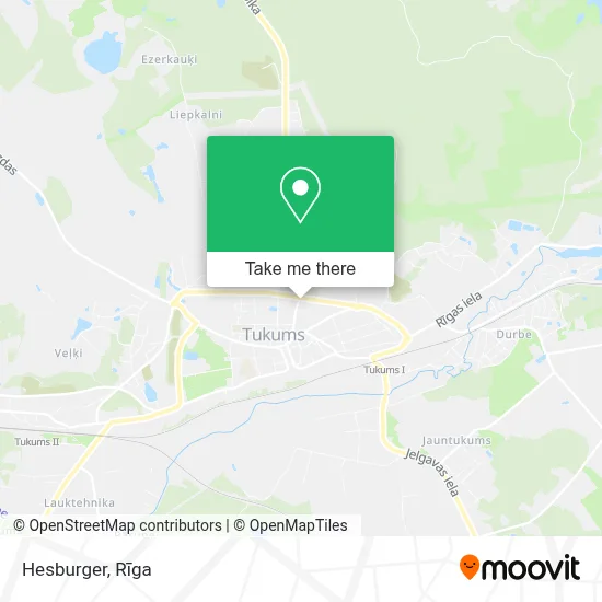 Hesburger map
