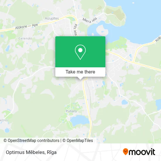 Optimus Mēbeles map
