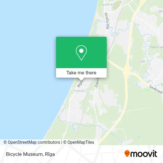 Bicycle Museum map
