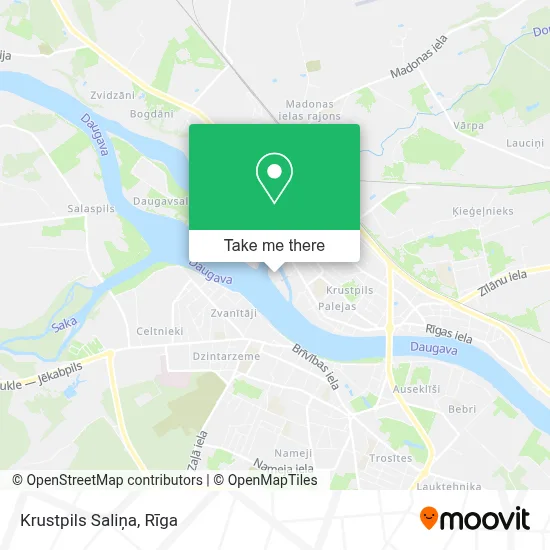 Krustpils Saliņa map