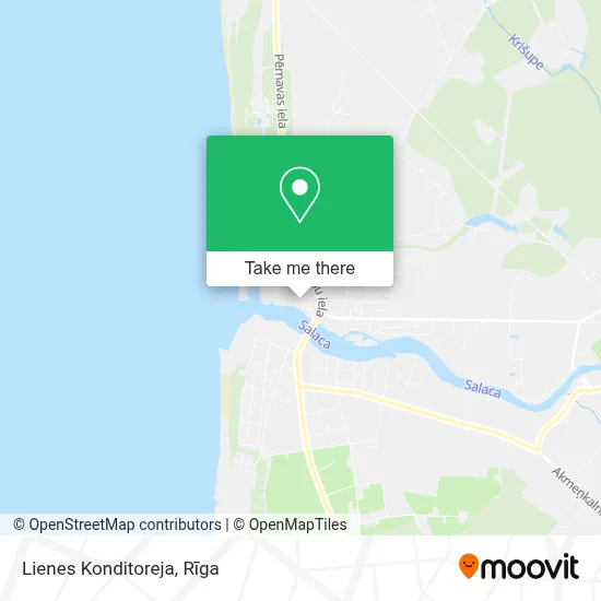 Lienes Konditoreja map