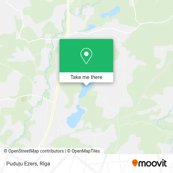 Puduļu Ezers map