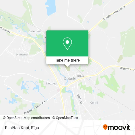 Pilsētas Kapi map