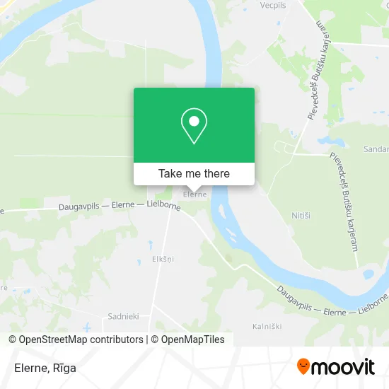 Elerne map