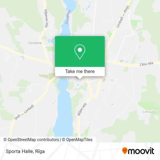 Sporta Halle map