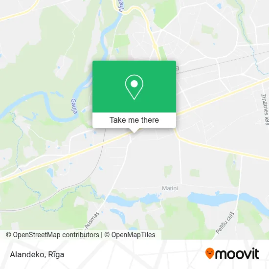 Alandeko map