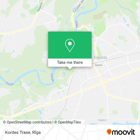 Kordes Trase map