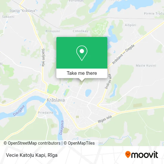 Vecie Katoļu Kapi map