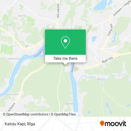 Katoļu Kapi map
