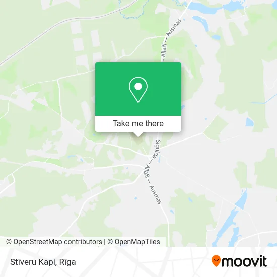 Stīveru Kapi map