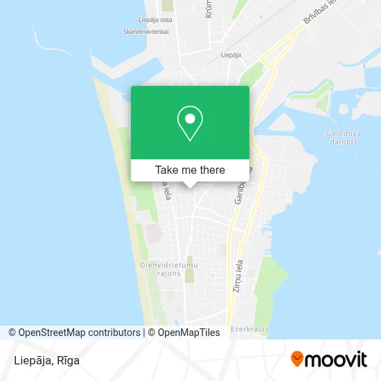 Liepāja map