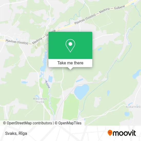 Svaks map