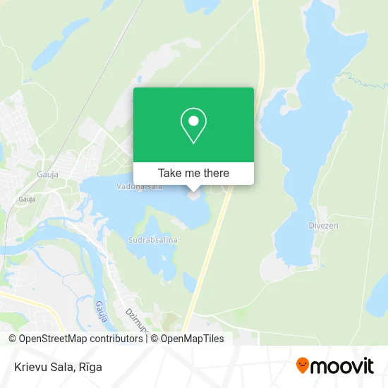 Krievu Sala map