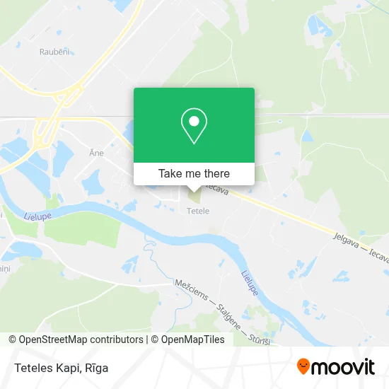 Teteles Kapi map