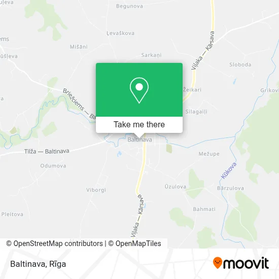 Baltinava map